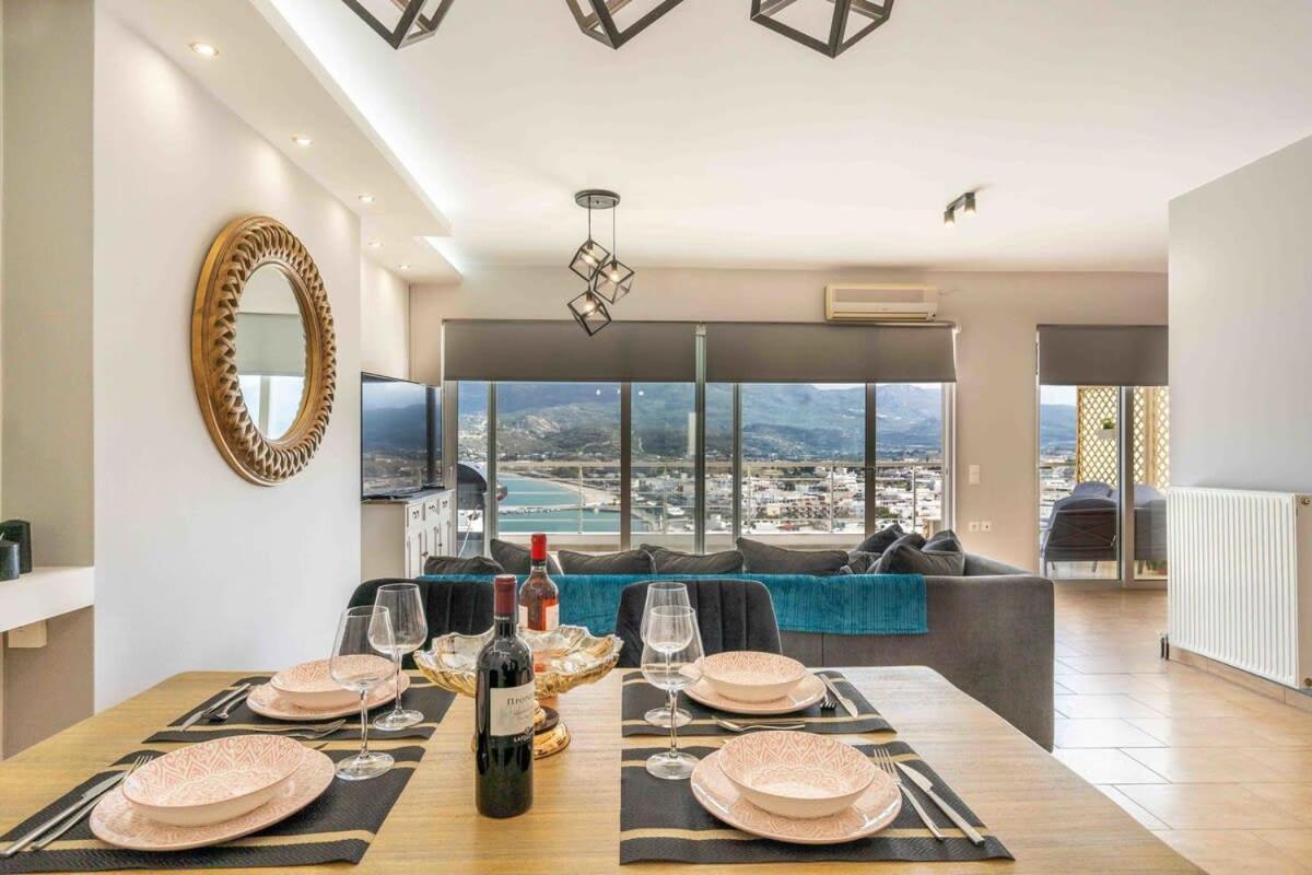 Sitia Panoramic Penthouse - Close To Sandy Beach - Private Parking Sitia (Crete) Exterior foto