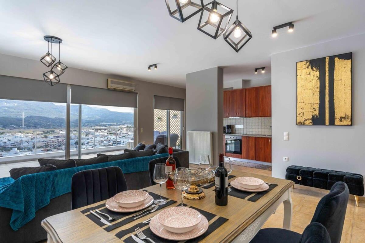 Sitia Panoramic Penthouse - Close To Sandy Beach - Private Parking Sitia (Crete) Exterior foto