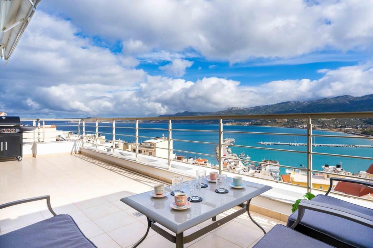 Sitia Panoramic Penthouse - Close To Sandy Beach - Private Parking Sitia (Crete) Exterior foto